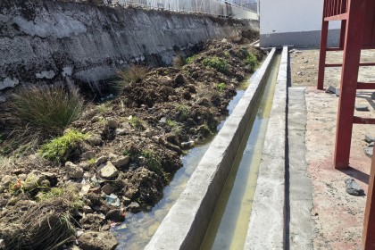 社区建设 | 补特村民俗文化坝污水沟建成验收